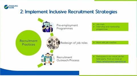 Tip #2: Implement disability-inclusive recruitment strategies