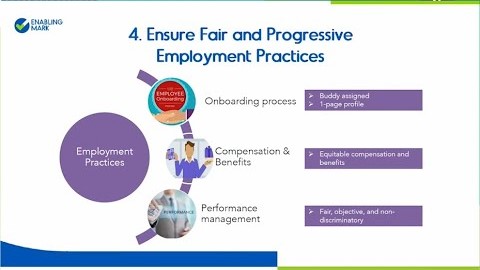 Tip #4: Ensure fair and progressive employment practices