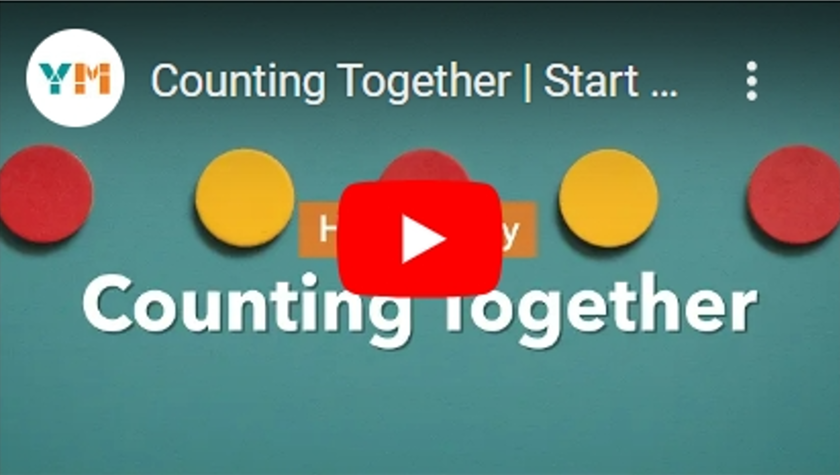 Counting Together | Start children with this math game!